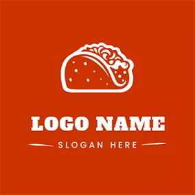 Food & Drink Logo Abstract Taco Taqueria logo design