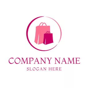 Ecommerce Logo Beautiful Shopping Bag logo design