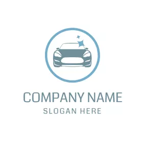 Car Wash Logo Clean Auto and Car Wash logo design