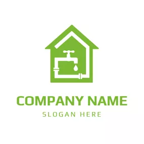 Industrial Logo Complicated Plumbing System logo design